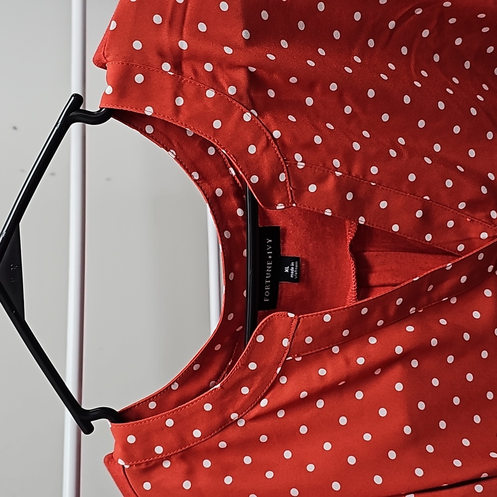 Coral blouse size xl